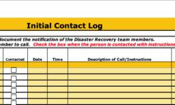 disaster recovery contact list